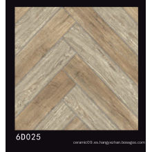 600X600mm de madera de diseño de azulejos de porcelana pulida